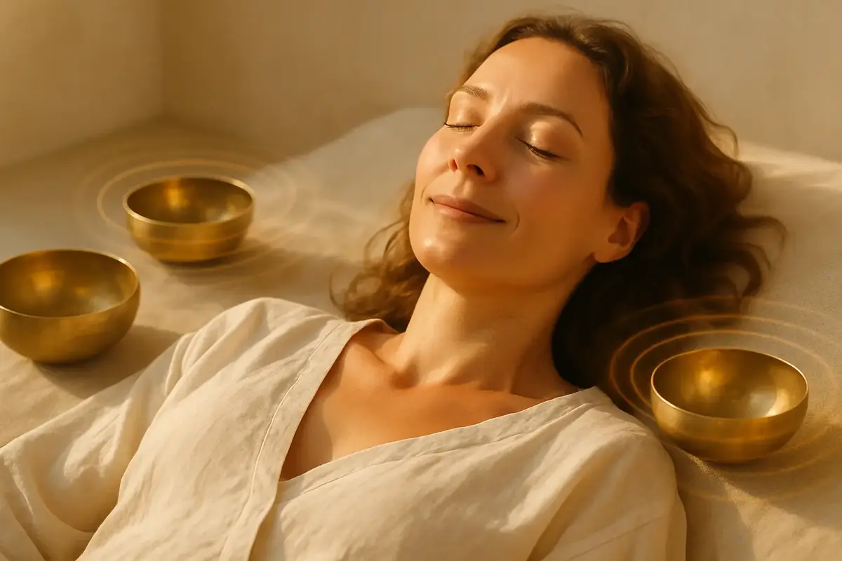 La sonothérapie propose une écoute de sons et de vibrations dans une démarche de détente, sans garantie de soulagement du stress.