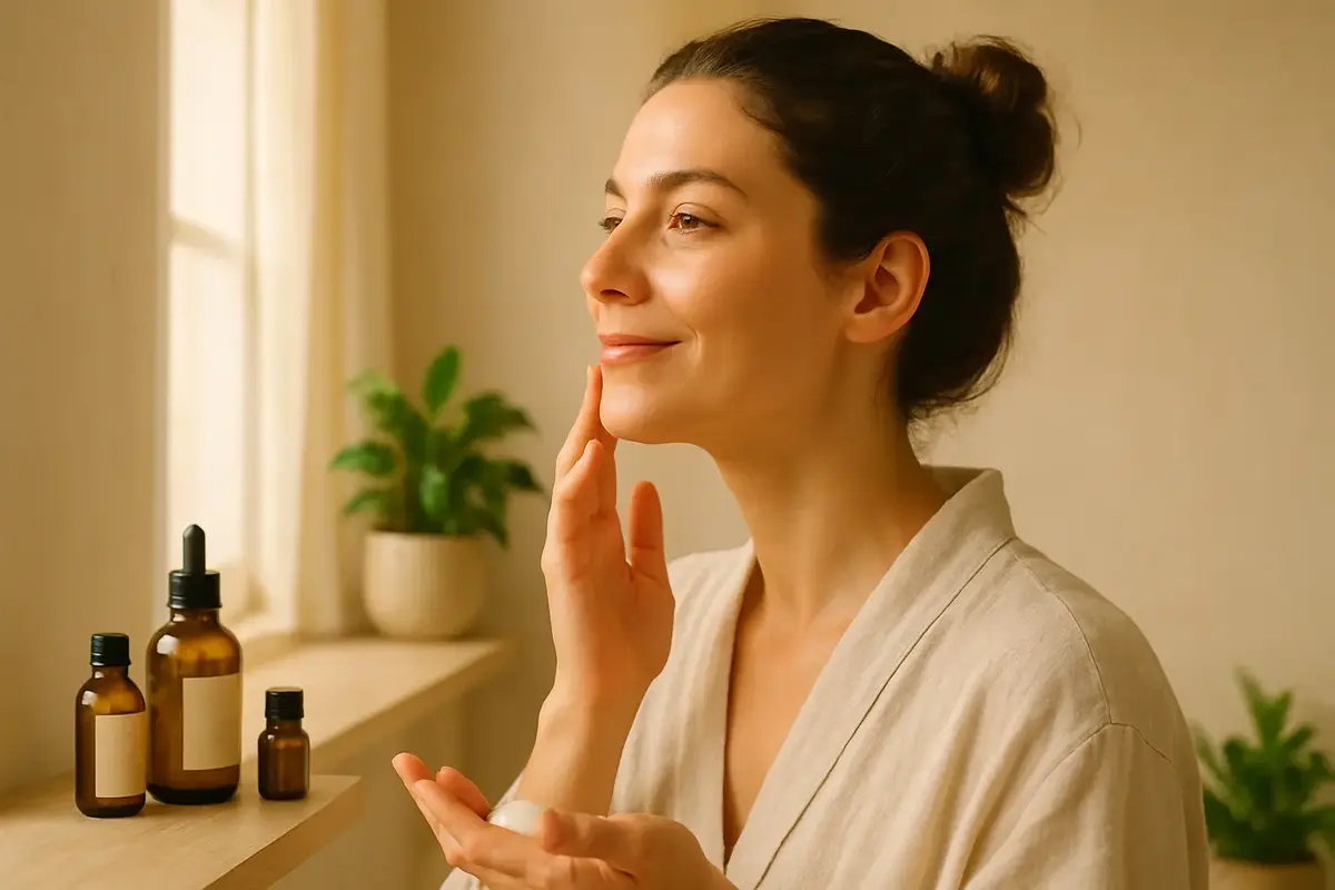 Une routine visage associe nettoyage doux et hydratation dans un moment calme, avec des compléments comme le masque laissés au choix.